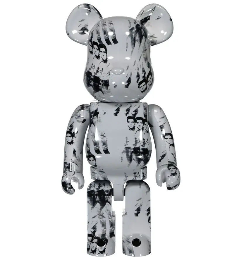 1000% Bearbrick Andy Warhol Elvis Presley