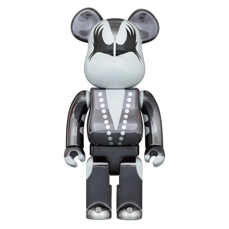 1000% Bearbrick Kiss Demon chrome Ver.