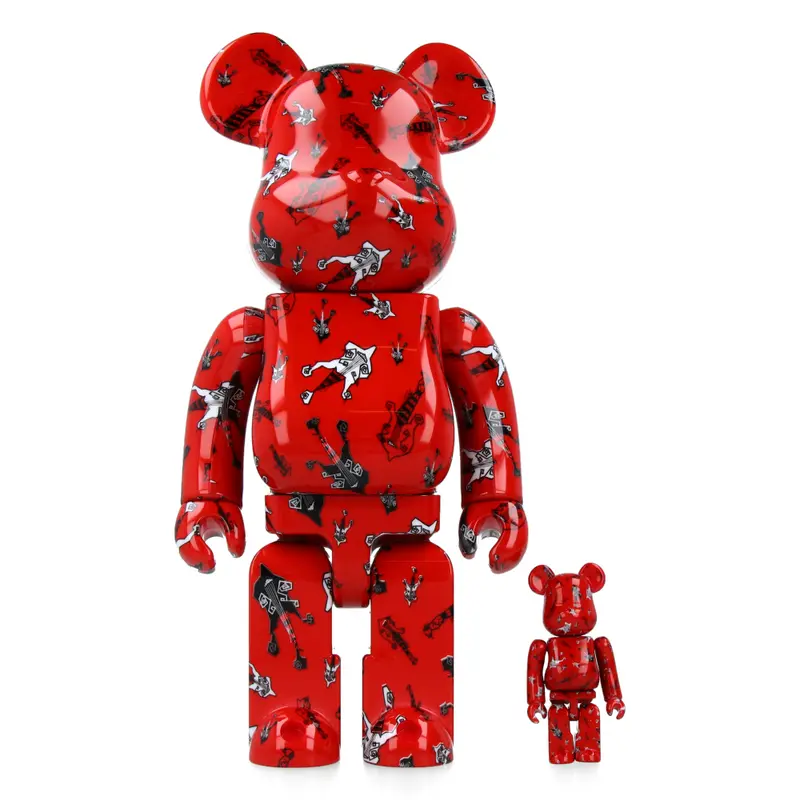 400% + 100% Bearbrick BUCK-TICK Hisashi Imai Red Ver.
