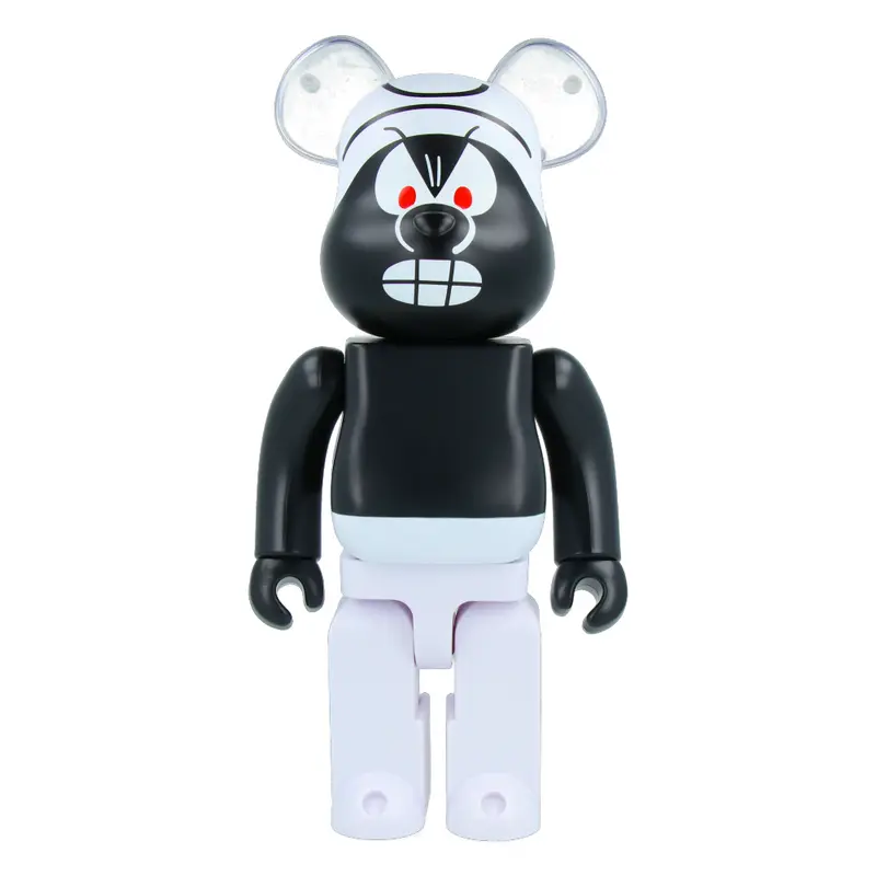 400% Black Bearbrick Smurf