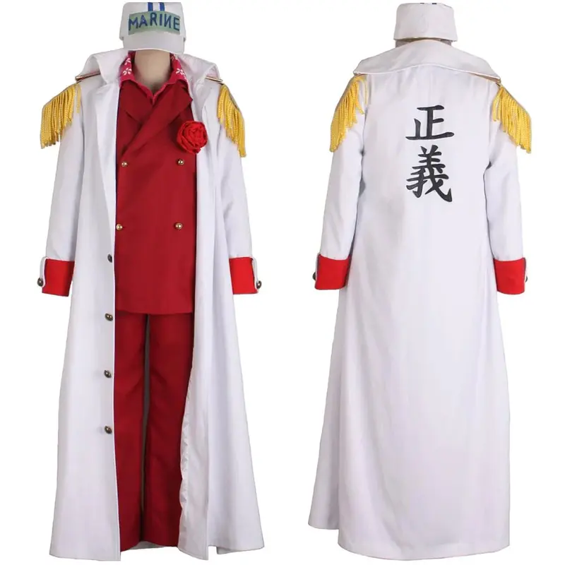 Akainu Cosplay Sakazuki Admiral Suit Halloween Costume