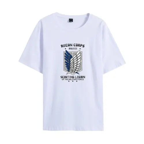 AOT 3D Liberty Wings Style 4 White T-Shirt