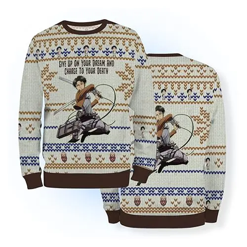 AOT Livaï Ackerman Attack Epic Christmas Sweater