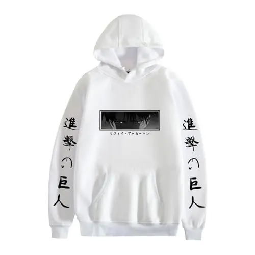 Attack on Titan Livaï Revenge Eyes Kanji Hoodie