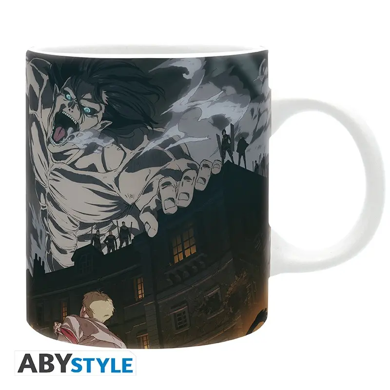 Attack on Titan Mug - 460 ml - Emblème S4 - boîte V2