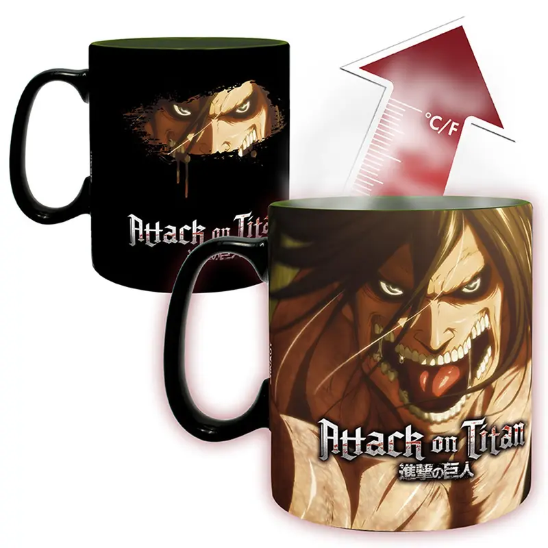 Attack on Titan Mug Heat Change - 460 ml-TitanS3- V2