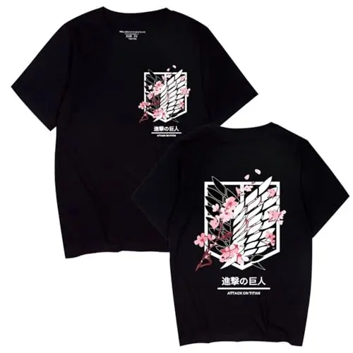 Attack on Titan SAkura Official Anime Emblem Shirt