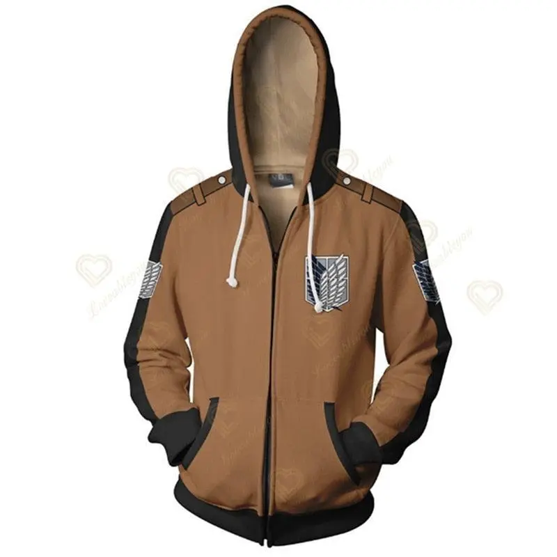 Attack on Titan Simple 3D Hoodie