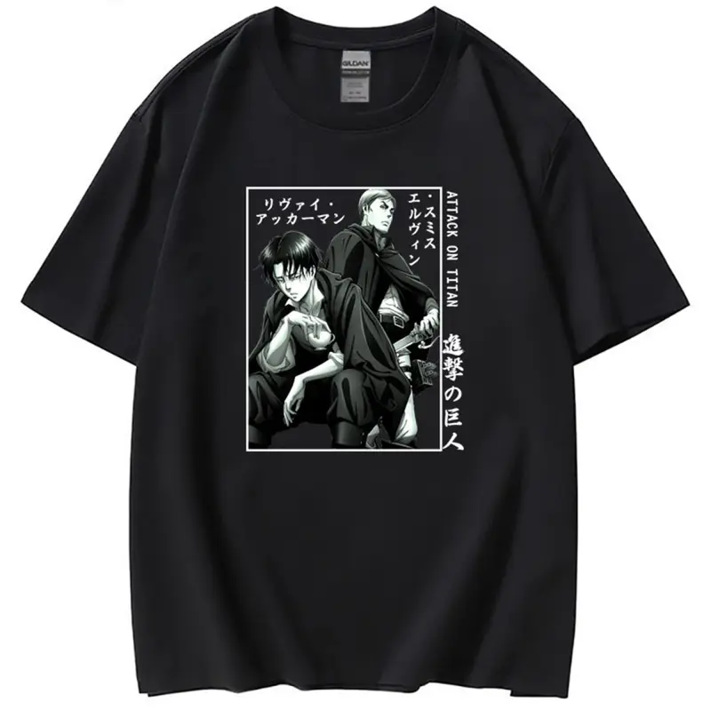 Attack on Titans Erwin X Levi Epic Pose T-Shirt