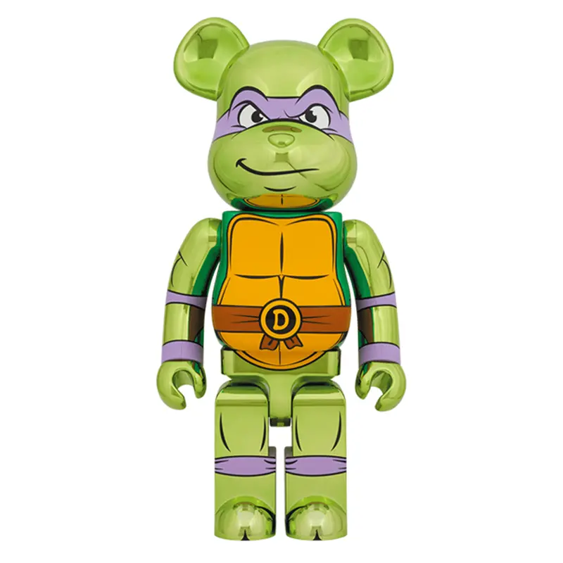 BEARBRICK TMNT DONATELLO CHROME Ver. 1000%