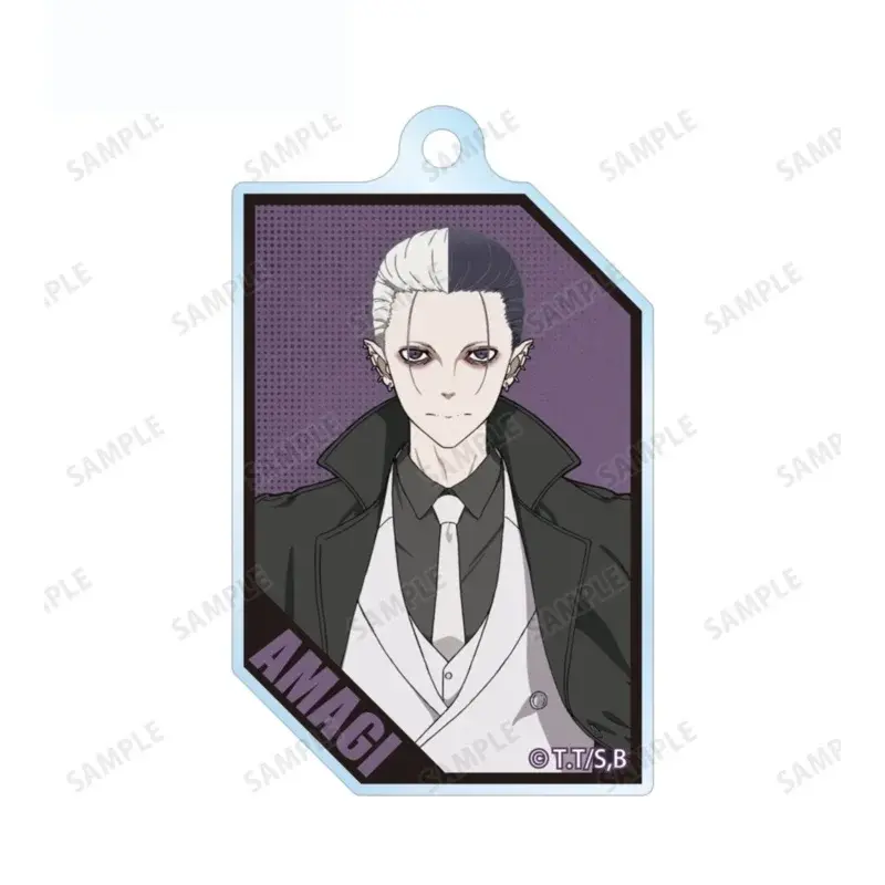 Black Torch Amagi Purple Portrait Keychain