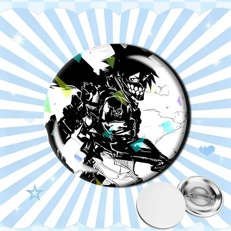 Black Torch Manga Jiro Azuma Rago Fusion Pin Badge