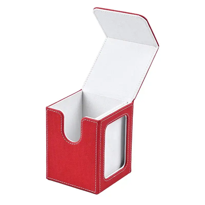 Boîte rangement cartes Pokémon blanc & rouge (+120 cartes)