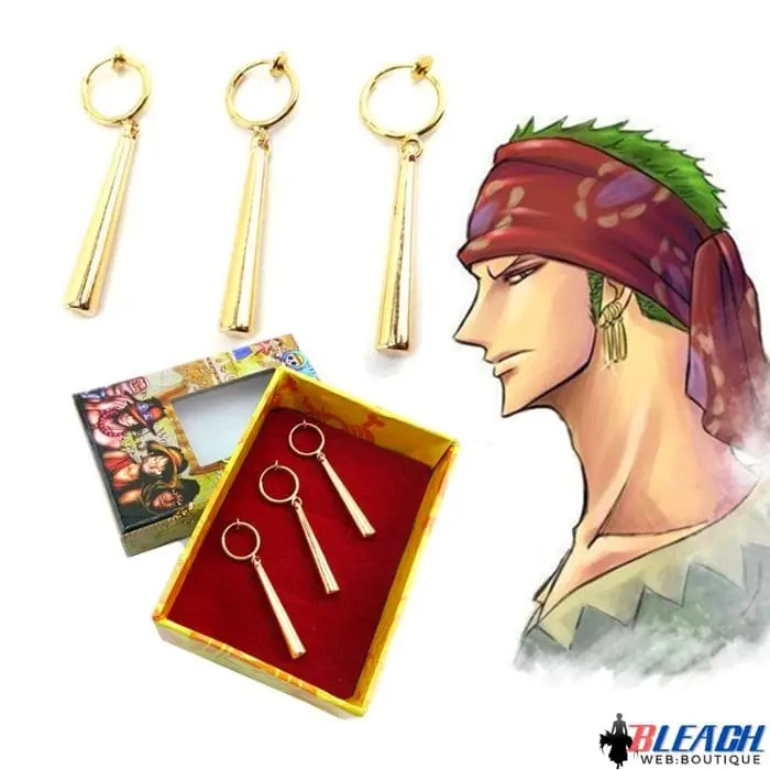 Boucles d'oreilles Roronoa Zoro, Bijoux One Piece