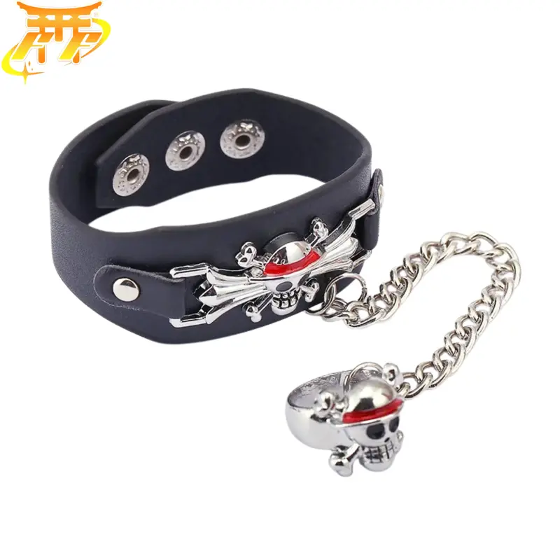 Bracelet + Bague "Jolly Roger Luffy" – One Piece