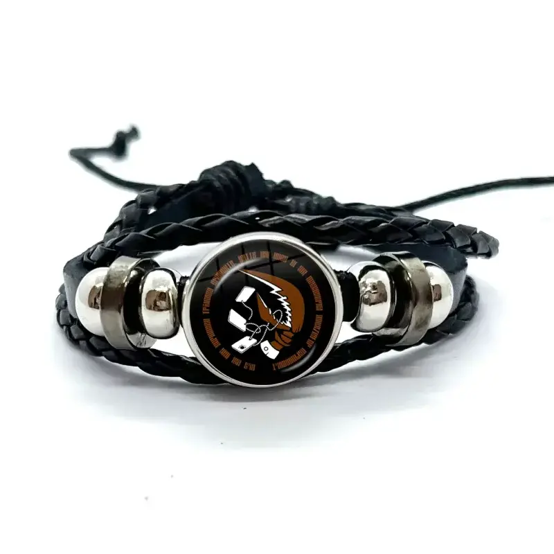 Bracelet cuir tressé Hunter x Hunter