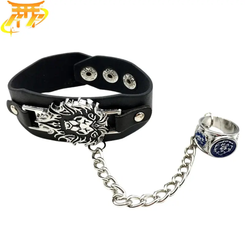 Bracelet + Ring "Alliance Symbol" – World of Warcraft