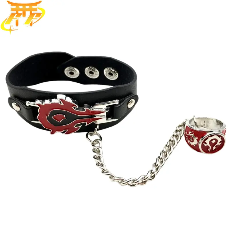 Bracelet + Ring "Horde Symbol" – World of Warcraft
