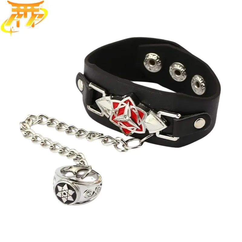 Bracelet + Ring "Mangekyō Sharingan" - Naruto Shippuden