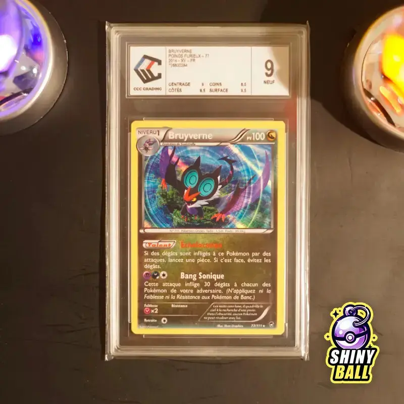 Bruyverne HOLO 77/111 - XY Poings Furieux - CCC GRADING 9 (MINT) (FR)