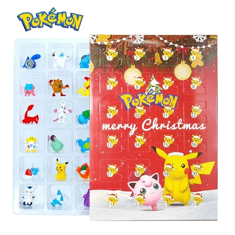 Calendrier de l’Avent Pokémon – 24 mini figurines surprise