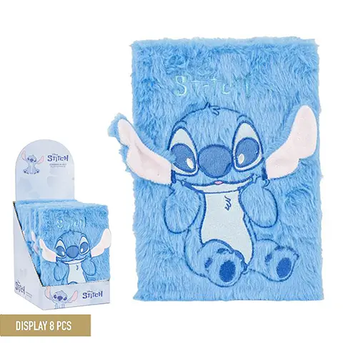 Carnet peluche Oreille Stitch - Lilo et Stitch