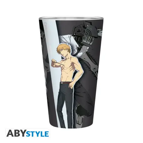 Chainsaw Man Verre XXL - 400 ml - Trio - boîte