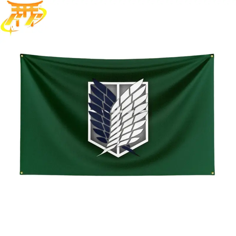 Coat of Arms Wings of Freedom Flag - Attack on Titan