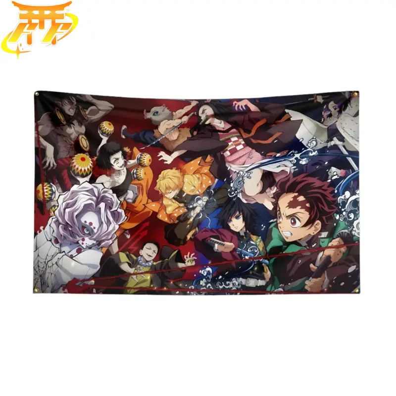 "Combat Against Demons" Slayer Flag – Demon Slayer