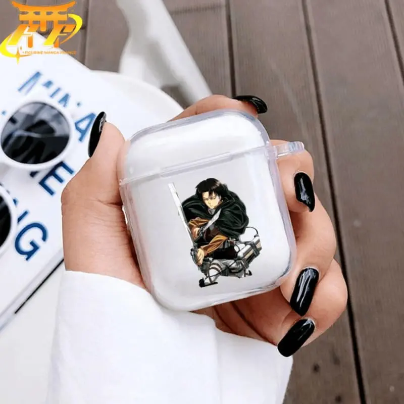 Coque Airpods Livaï - Attaque des Titans
