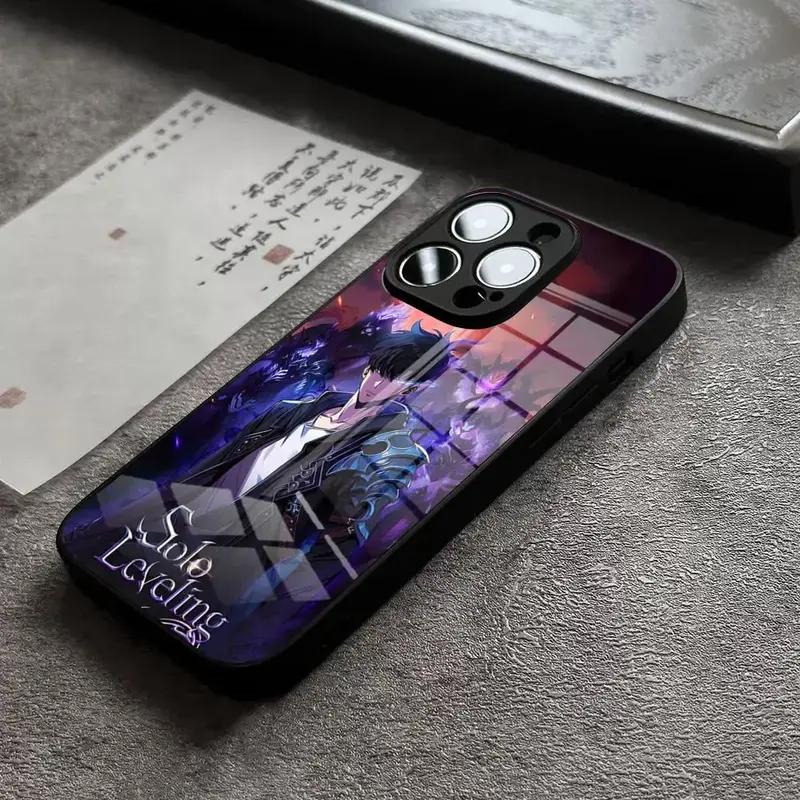 Coque iPhone Solo Leveling Sung Jin-Woo Et Les Amiraux