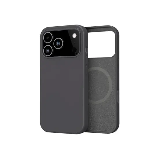 Coque silicone MagSafe iPhone 18 Pro / 17 Pro Noir