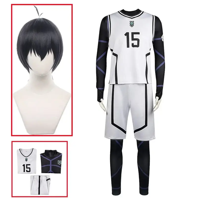 Cosplay Blue Lock Isagi Team White