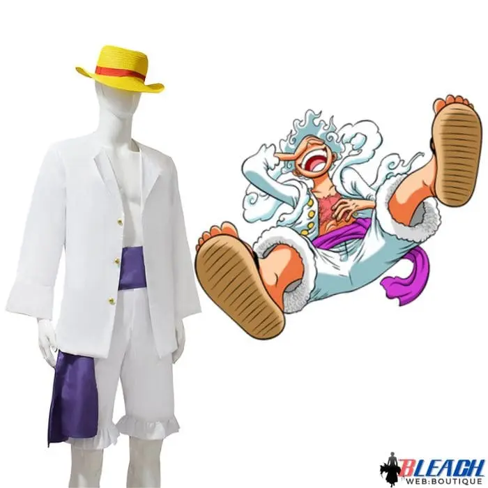 Cosplay Luffy Gear 5 Joy Boy Nika
