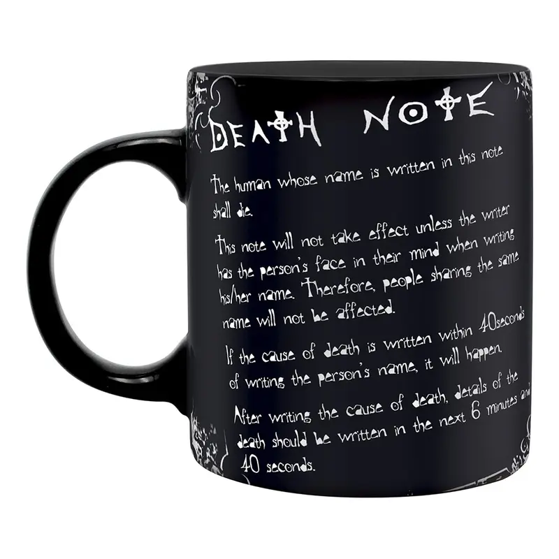 Death Note - Mug - L & règles du Death Note