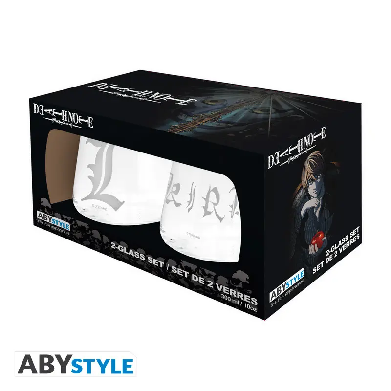 Death Note - Set de 2 verres - Kira & L
