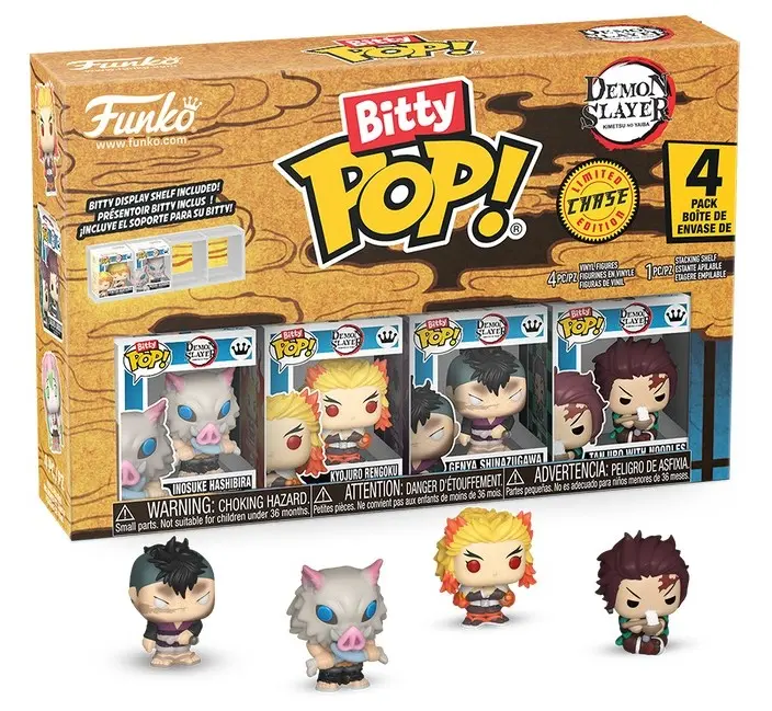 Demon Slayer - Inosuke - Bitty Pop 4 Pack 2,5cm