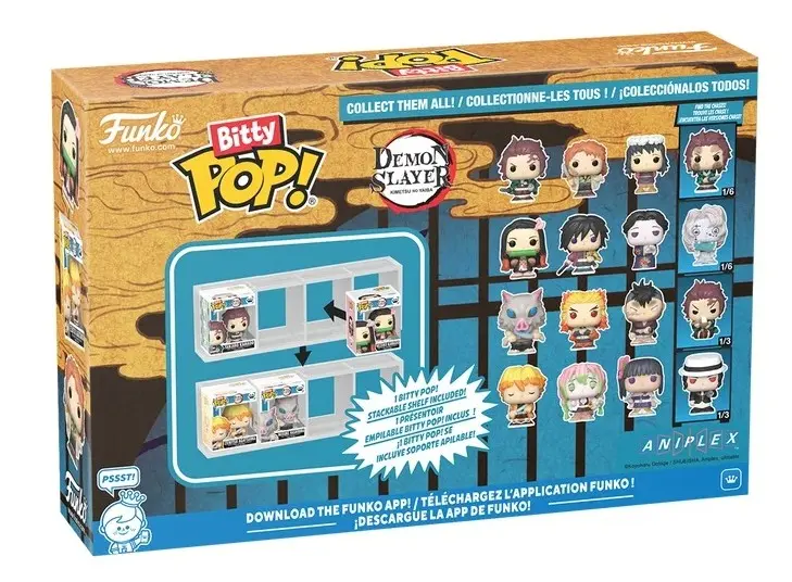 Demon Slayer - Zenitsu - Bitty Pop 4 Pack 2,5cm