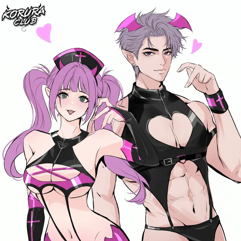 Devil Couple Cosplay Costume CP05