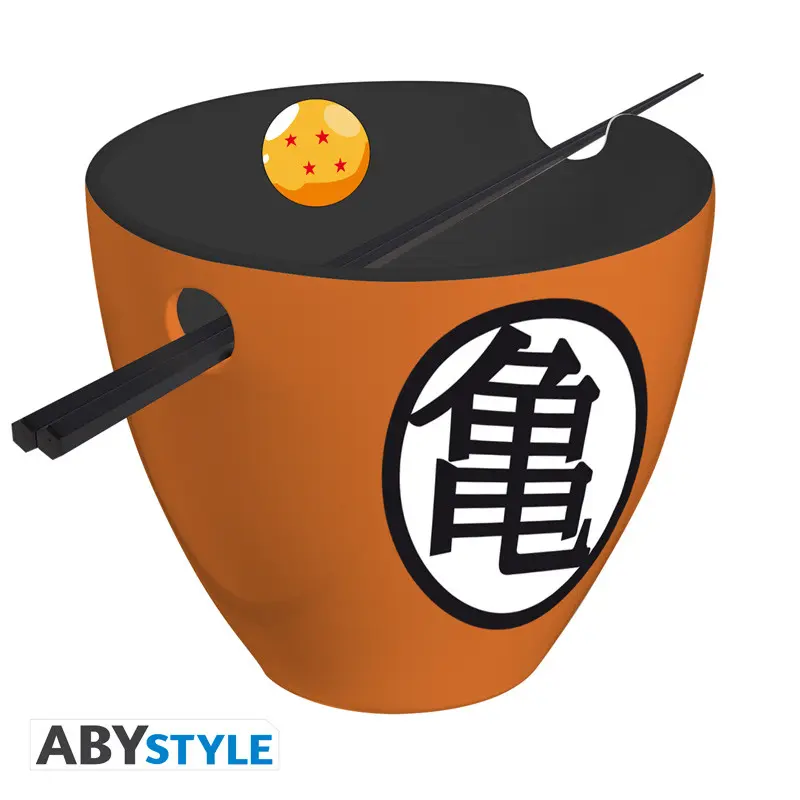 Dragon Ball - Bol à ramen avec baguettes - Symboles Goku