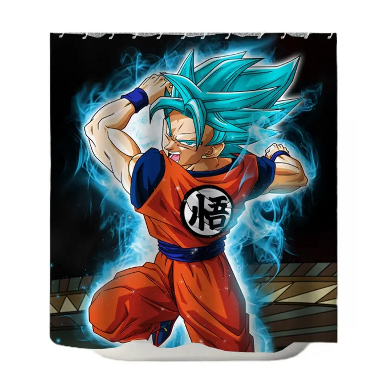 Dragon Ball Duschdraperi Goku Super Saiyan