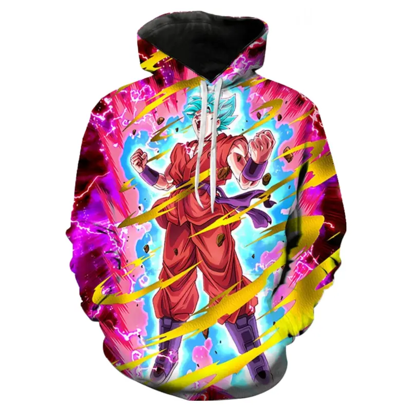 Dragon Ball Hoodie Gogeta Blue