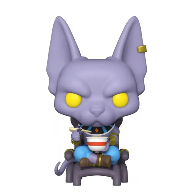Dragon Ball Super - Figurine Pop! - Beerus - Eating Noodles - n°1110