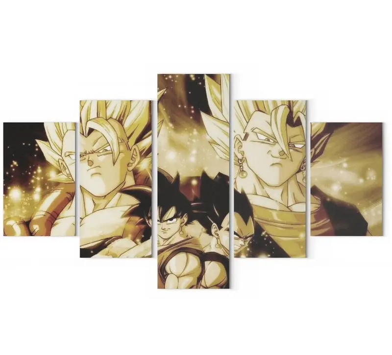 Dragon Ball Tavla (Fem Delar) Goku X Vegeta