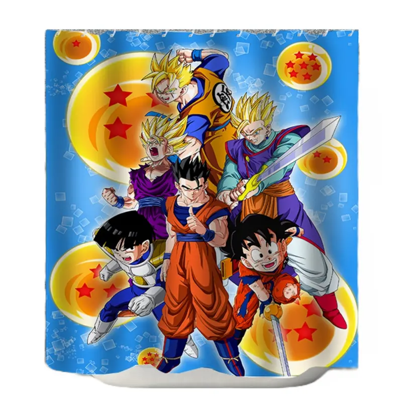 Dragon Ball Z Montage Duschdraperi