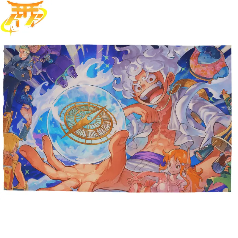 Drapeau Luffy "Gear 5" - One Piece