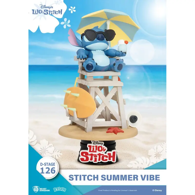 Figurine Disney - Lilo & Stitch Stitch Summer Vibe D-Stage