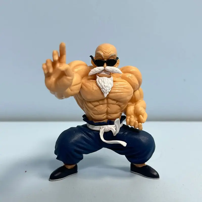 Figurine Dragon Ball Tortue Géniale Musclée 10cm - Maître Kame Sennin Statue PVC