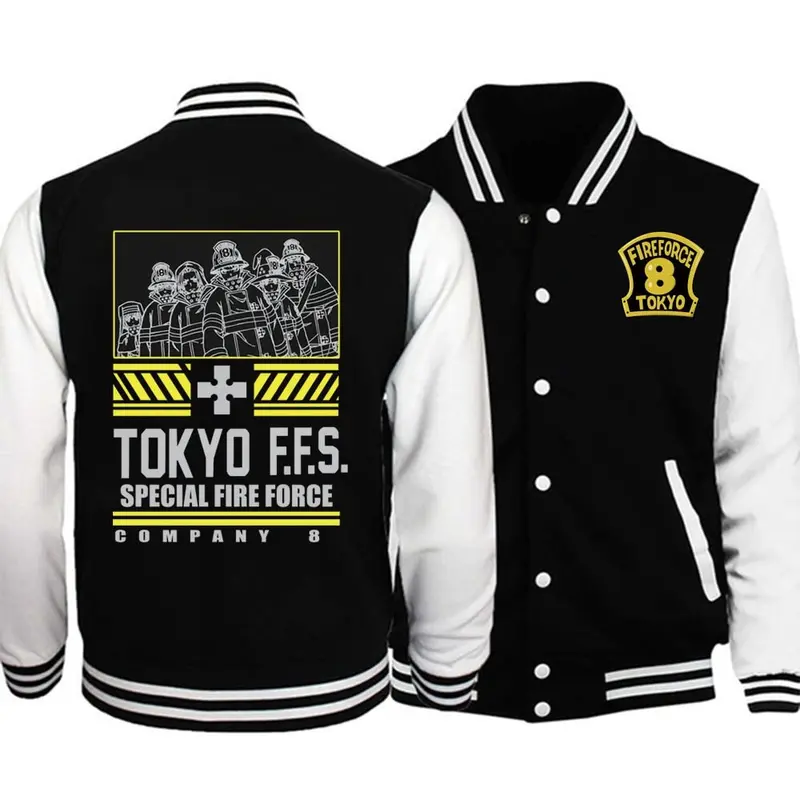 Fire Force Brigard 8th Long Sleeve Jacket