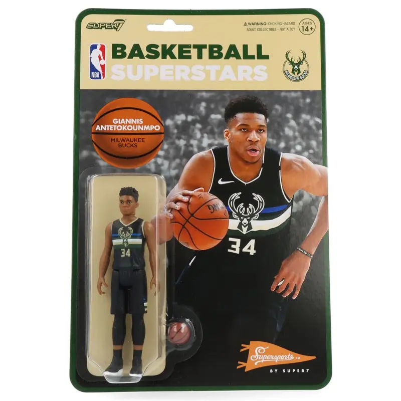Giannis Antetokounmpo (Bucks Black Statement) - ReAction figure